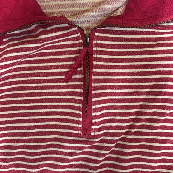 Anthropologie striped quarter zip sweatshirt - Picture 2 of 3